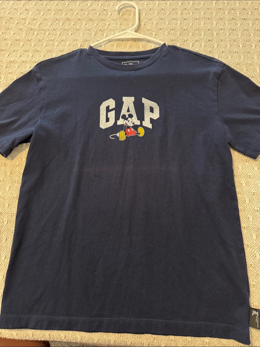 GAP X Disney Navy Tee with Mickey Graphic